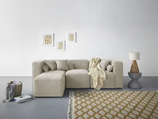 Home affaire 3-Sitzer "Sundstrup L-Form" Modulserie, individuelle Zusammenstellung