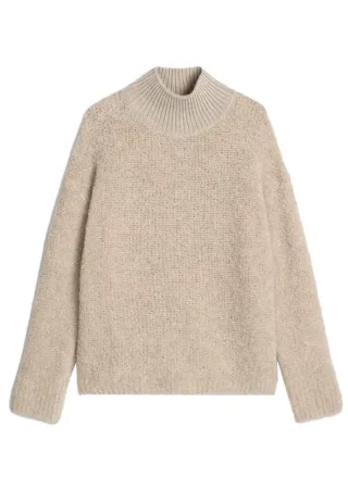 Marc OPolo Casual - Bouclé-Pullover beige - Gr. - S