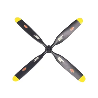 FMS 7.5×4 4-Blade Propeller Spare Part for 800mm Wingspan P51 V2 / F4U V2 / P47 V2/ A1 V2 RC Airplane