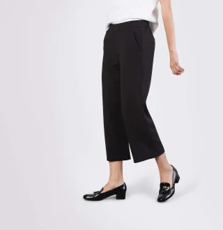 MAC - MAC JEANS - CHIARA, Floating crepe schwarz - Gr. - 44/23