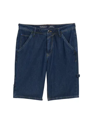 Denim Tom Tailor - TTWAYLEN RELAXED Jeans Shorts dark blue denim - Gr. - XL