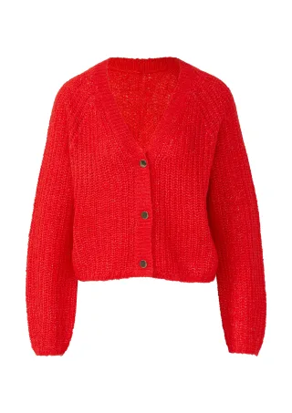 comma - Strickjacke rot - Gr. - S