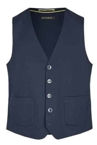 CALAMAR - Sakkoweste blau-blau /dunkel - Gr. - 54