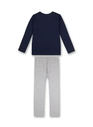 Sanetta - Schlafanzug lang nordic blue - Gr. - 140