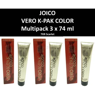 Joico - Vero K-PAK Color - 7XR Scarlet Permanente Creme Haar Farbe 3x74ml