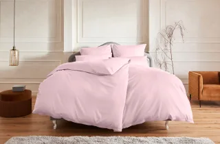 OTTO home Bettwäsche "Mila in 135x200, 155x220 oder 200x200 cm" 2 Stk. Mako-Satin, Bettwäsche aus Baumwolle, unifarbene Bettwäsche