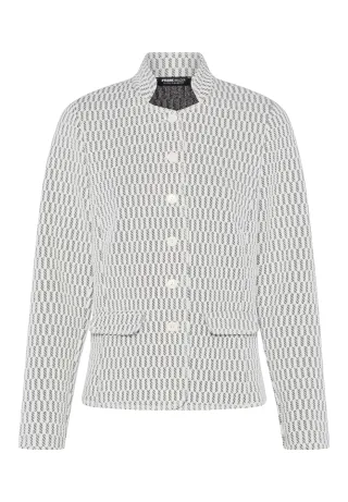 FRANK WALDER - Blazer NOS mit Stehkragen-Detail ecru - Gr. - 44