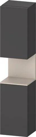 Duravit Qatego Hochschrank Graphit Matt 400x360x1760 mm - QA1346R91490000 QA1346R91490000