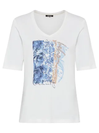 Olsen - T-Shirt Short Sleeves white - Gr. - 44