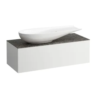 LAUFEN Waschtischunterschrank und Waschtischplatte ALESSI 500x1200x370  H4323240972601