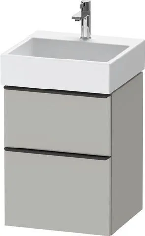 Duravit D-Neo Waschtischunterbau wandhängend Betongrau Matt 484x442x625 mm - DE43700BD070000 DE43700BD070000