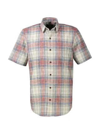LERROS - BUTTON DOWN earth red - Gr. - M