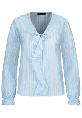Authentic Style - RE9CIGxhbmdhcm0gQmx1c2UgQWxsb3ZlciBQcmludA== Blau - Gr. - S/M