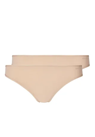SKINY - Skiny Damen String 2er Pack Micro Advantage beige - Gr. - 38