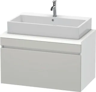 Duravit DuraStyle Konsolenwaschtischunterbau wandhängend Betongrau & Weiß Matt 900x548x512 mm - DS53 DS531300718