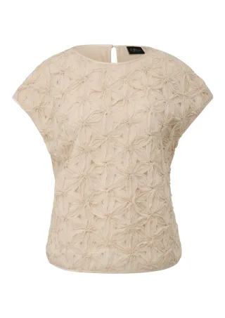 s.Oliver BLACK LABEL - Bluse beige - Gr. - 48