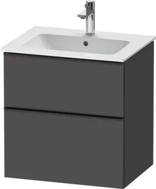 Duravit D-Neo Waschtischunterbau wandhängend Graphit Matt 610x462x625 mm - DE43610BD490000 DE43610BD490000