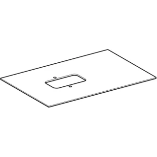 Geberit Glasplatte Schwarz 595546000
