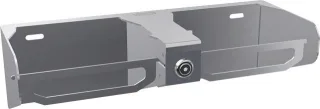 KWC Aquarotter WC-Doppelrollenhalter, RODAN, Edst., 335x98x132 mm, Aufputz, 2030028851 2030028851