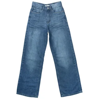 STACCATO - Md.-Jeans, Wide Leg, SLIM mid blue denim - Gr. - 152