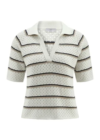 RIANI - Pullover offwhite patterned - Gr. - 34