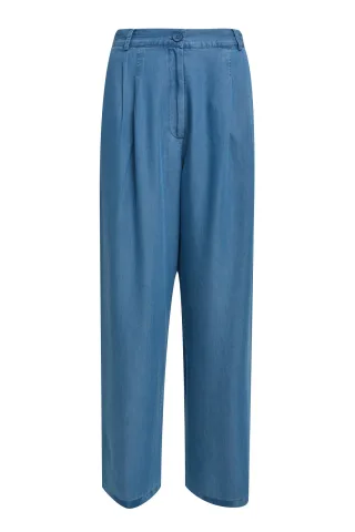 Smith&Soul - Pleated Lyocell Pants denim - Gr. - S