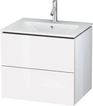 Duravit L-Cube Waschtischunterbau wandhängend Weiß Hochglanz 620x481x550 mm - LC624002222 LC624002222
