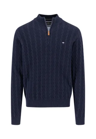 FYNCH-HATTON - Zip Troyer, Cable navy - Gr. - XXL