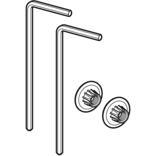 Geberit WC Wandbefestigung EFF2 Werkzeug Set 597210000