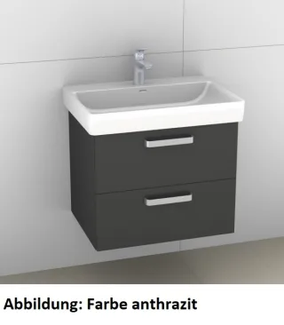 Artiqua 415 Waschtischunterschrank für Pro S 810964 Eiche Weiß quer NB, 415-WU2L-L55-7185-440 415-WU2L-L55-7185-440