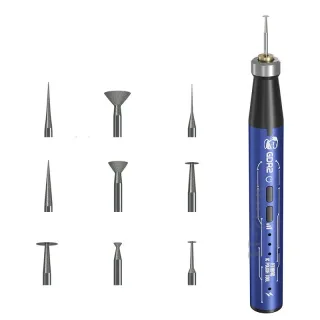 MECHANIC GDR2 Polishing Pen 37,000RPM Type-C Rechargeable Multifunctional Electric Tool for Mobile Phone IC Chip Repair