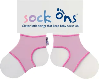 Sock Ons Babysöckchenhalter rosa