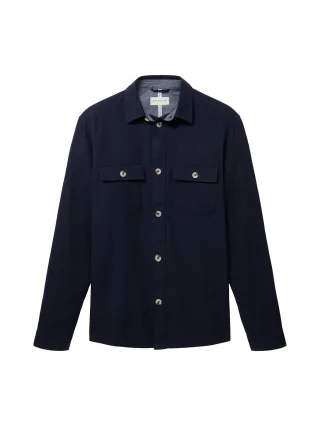 Tom Tailor - Overshirt sky captain blue - Gr. - L