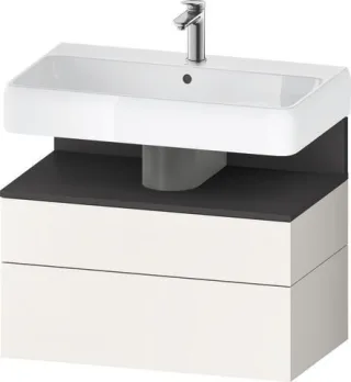 Duravit Qatego Waschtischunterbau wandhängend Weiß Supermatt 790x470x590 mm - QA4394049840000 QA4394049840000