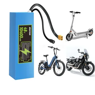 [EU Direct] Varstrom 48V 10.4Ah 499.2Wh Electric Bike Battery Pack - Powered by 2600mAh 18650 Li-ion Cells, 30A BMS, XT6