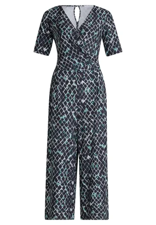 Betty & Co - Jumpsuit mint/black - Gr. - 46