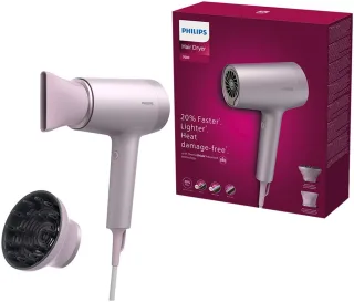 Philips Haartrockner "Serie 7000 BHD723/10" 1.800 W 2 Aufsätze mit ThermoShield Advanced, 4 Hitze- und 2 Geschwindigkeitsstufen
