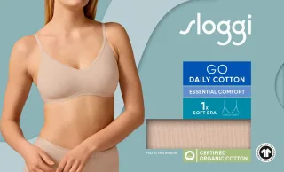 sloggi - sloggi GO Daily Cotton Soft bra braun - Gr. - M