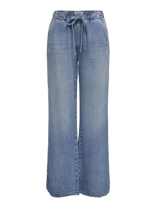 ONLY - ONLGRETA HW PULL UP WIDE DNM GUA light blue denim - Gr. - L/32