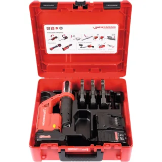 Rothenberger ROMAX COMPACT TT EU im ROCASE mit 1x2Ah Akku, Ladegerät, Pressbacke Compact M15-22-28" - 1000002118