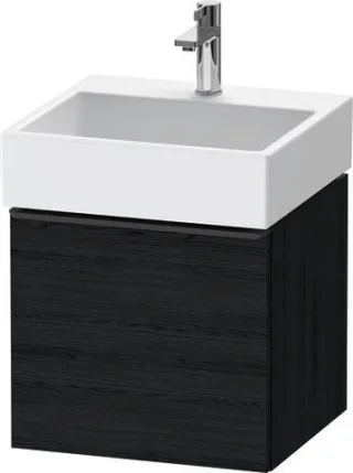 Duravit D-Neo Waschtischunterbau wandhängend Eiche Schwarz Matt 484x442x440 mm - DE42700BD160000 DE42700BD160000