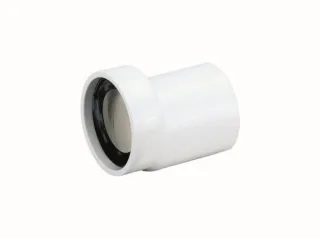 DALLMER WC-Exzenteranschluss-Stutzen 781, weiß, DN 100, 250520 250520