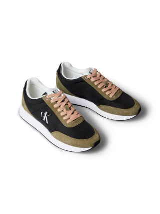 Calvin Klein Jeans Sneaker "RETRO RUNNER ESS MIX MAT" Schnürschuh, Runner-Sneaker, Freizeitschuh mit seitlichem CK-Logo