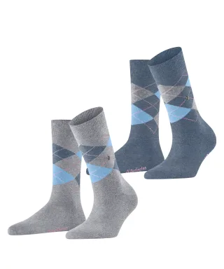 Burlington - Burlington Everyday Argyle Damen arctic mel. - Gr. - 38.5