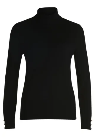 Betty Barclay - Rollkragenpullover schwarz - Gr. - 36