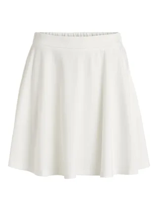 VILA - VITINNY HW FLARED SKIRT/SU cloud dancer - Gr. - S
