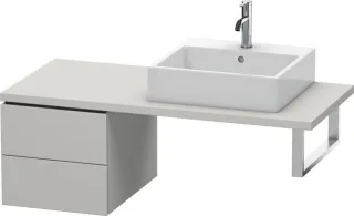Duravit L-Cube Unterschrank für Konsole Betongrau Matt 420x547x400 mm - LC583600707 LC583600707