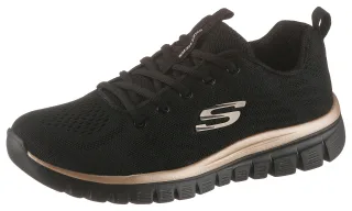 Skechers Sneaker "Graceful - Get Connected" Freizeitschuh, Halbschuh, Schnürschuh für die Maschinenwäsche geeignet