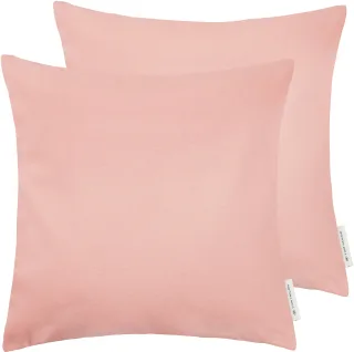 TOM TAILOR HOME Dekokissen "Dove" unifarben, Kissenhüllen ohne Füllung, 2er Pack