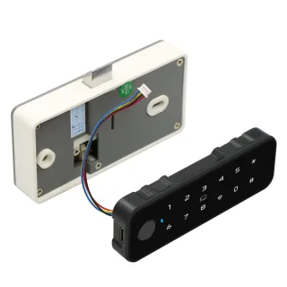 ES825 Tuya bluetooth Smart Wood Cabinet Fingerprint Lock App Remote Control Monitor Keyless Card Unlock Door Locker Furn